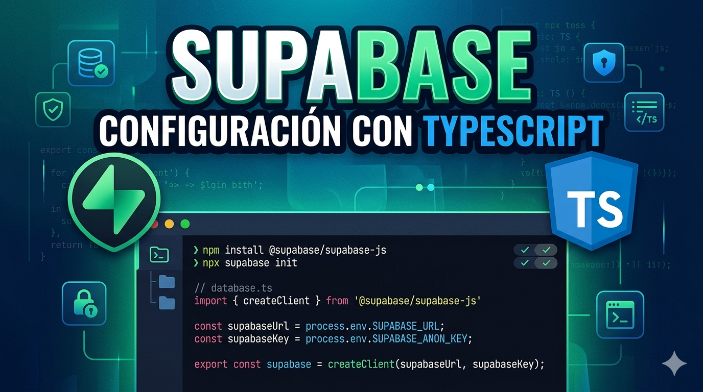Guia rapida de Supabase para desarrolladores